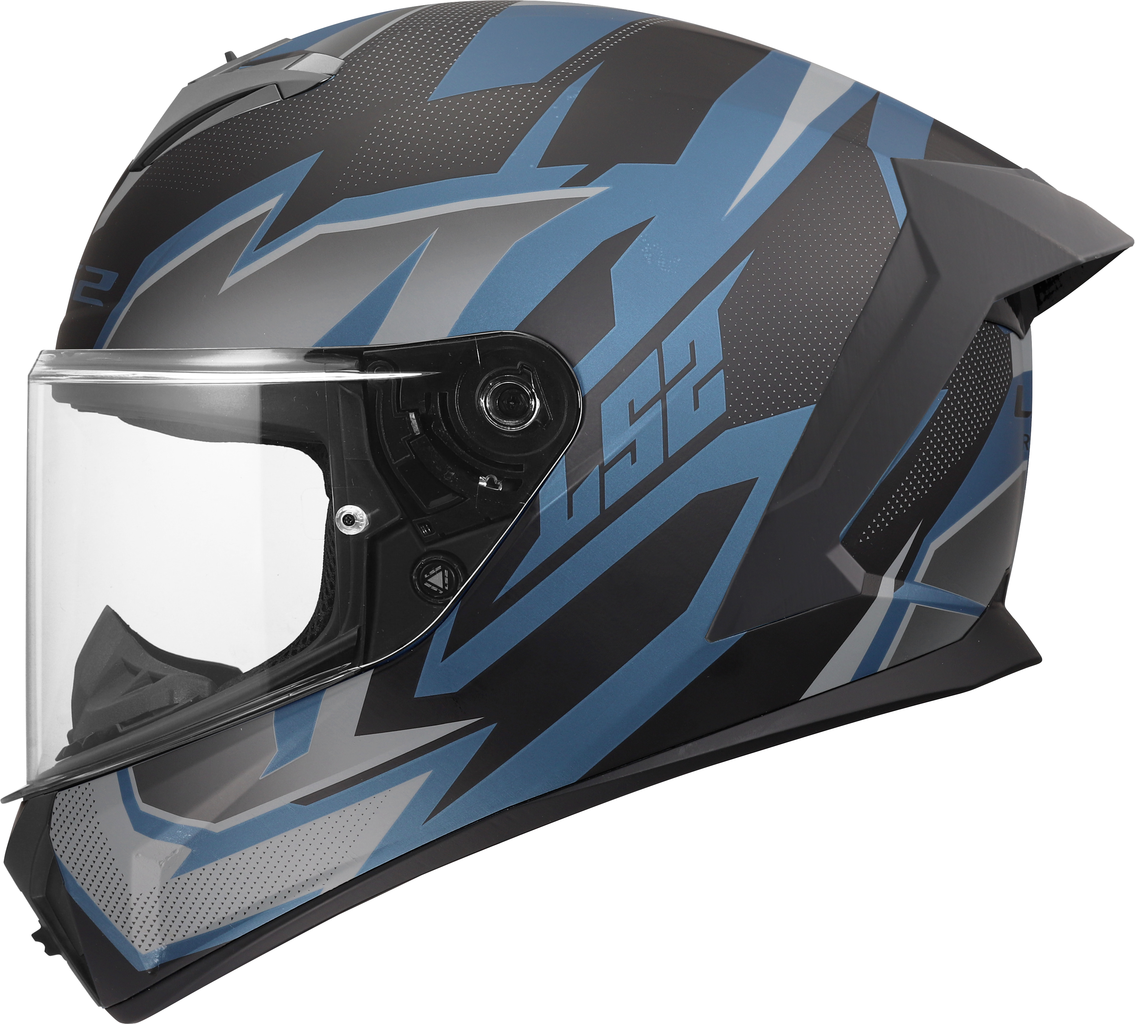 LS2 MC-Hjelm FF820 Rapid III Xtrem Blå Petrol XL 