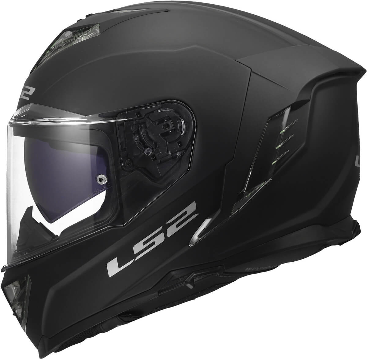 LS2 MC-Hjelm FF818 Storm III Matt Svart 