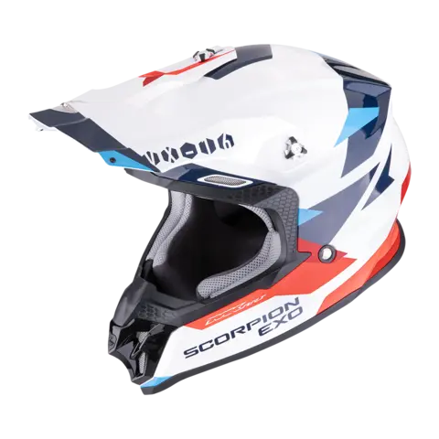 Scorpion VX-16 EVO AIR  Rød/Blå ROD Hvit/Rød/Blå