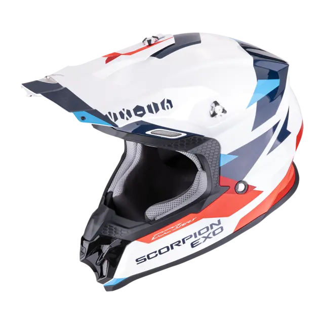 Scorpion VX-16 EVO AIR  Rød/Blå ROD Hvit/Rød/Blå 