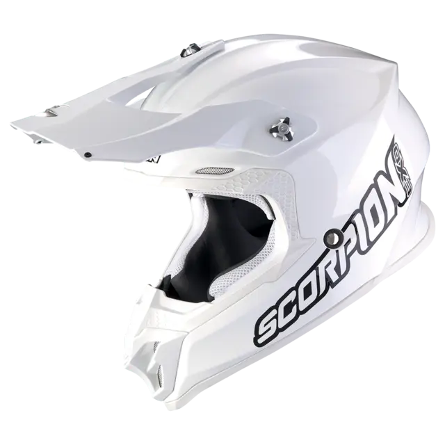 Scorpion VX-16 EVO AIR Hvit En helt topp Off-Road hjelm fra Scorpion 
