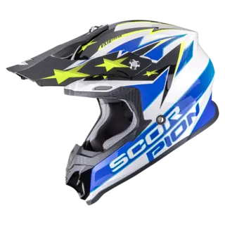 Scorpion VX-16 EVO AIR Hvit/Blå/Gul PATRIOT Hvit/Blå/Gul