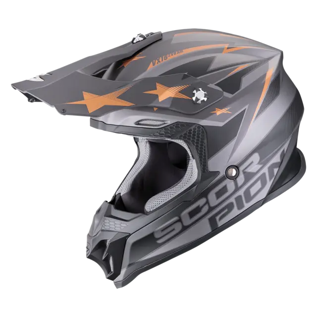 Scorpion VX-16 EVO AIR Sølv/Svart/Kob PATRIOT Sølv/Svart/Kob 