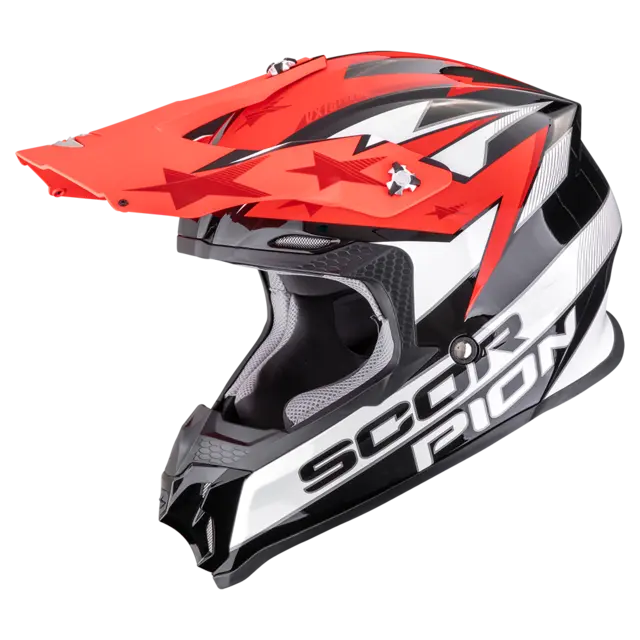 Scorpion VX-16 EVO AIR Svart/Hvit/Rød PATRIOT Svart/Hvit/Rød 