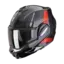 Scorpion EXO-TECH EVO CARBON Rød CARBON CAD Svart/Rød