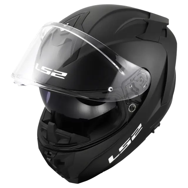 LS2 MC-Hjelm FF817 Challenger II Matt Svart 
