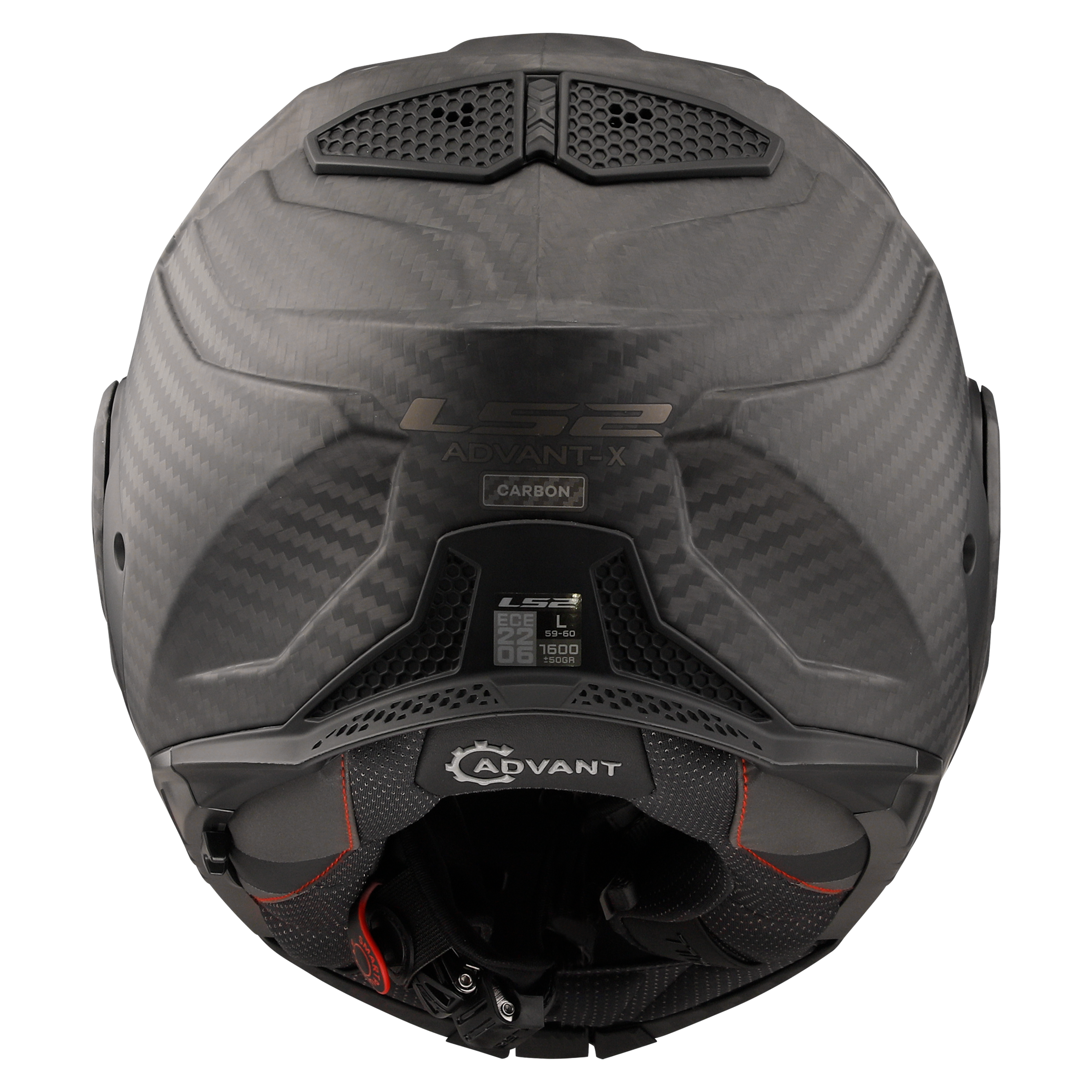 LS2 ÅpningsHjelm FF901 Advant X Matt Carbon L 