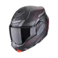 Scorpion EXO-TECH EVO Svart Matt/Rød CONQUER Svart Matt/Rød