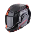 Scorpion EXO-TECH TRAVELLER Svart/Rød TRAVELLER Sort/Rød