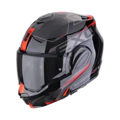 Scorpion EXO-TECH TRAVELLER Svart/Rød TRAVELLER Sort/Rød