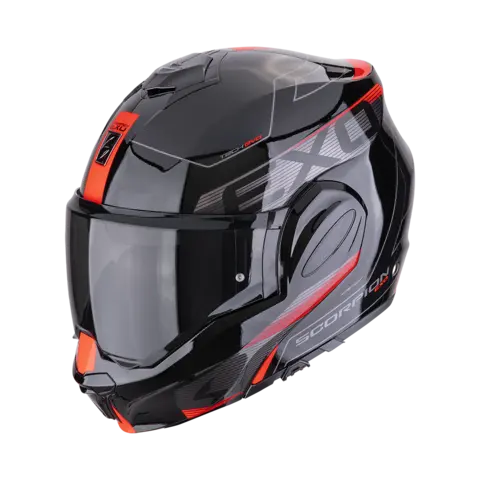 Scorpion EXO-TECH TRAVELLER Svart/Rød TRAVELLER Sort/Rød