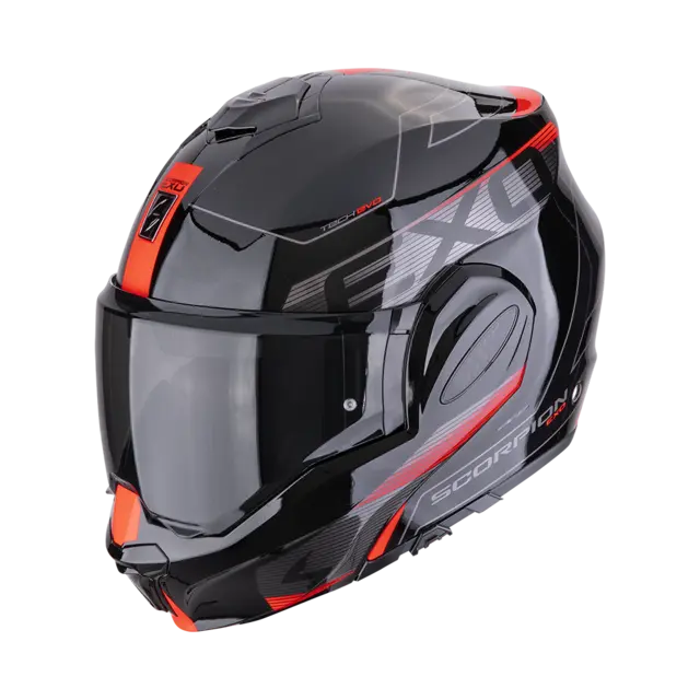 Scorpion EXO-TECH TRAVELLER Svart/Rød TRAVELLER Sort/Rød 