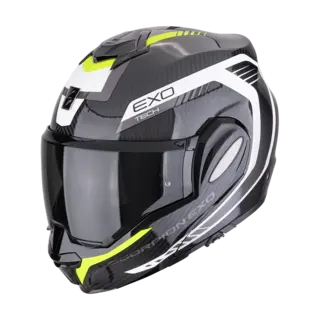 Scorpion EXO-TECH EVO CARBON COSY Gul Carbon Flip-Back Hjelmt fra Scorpion
