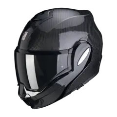 Scorpion EXO-TECH EVO CARBON Blank Carbon Flip-Back Hjelmt fra Scorpion