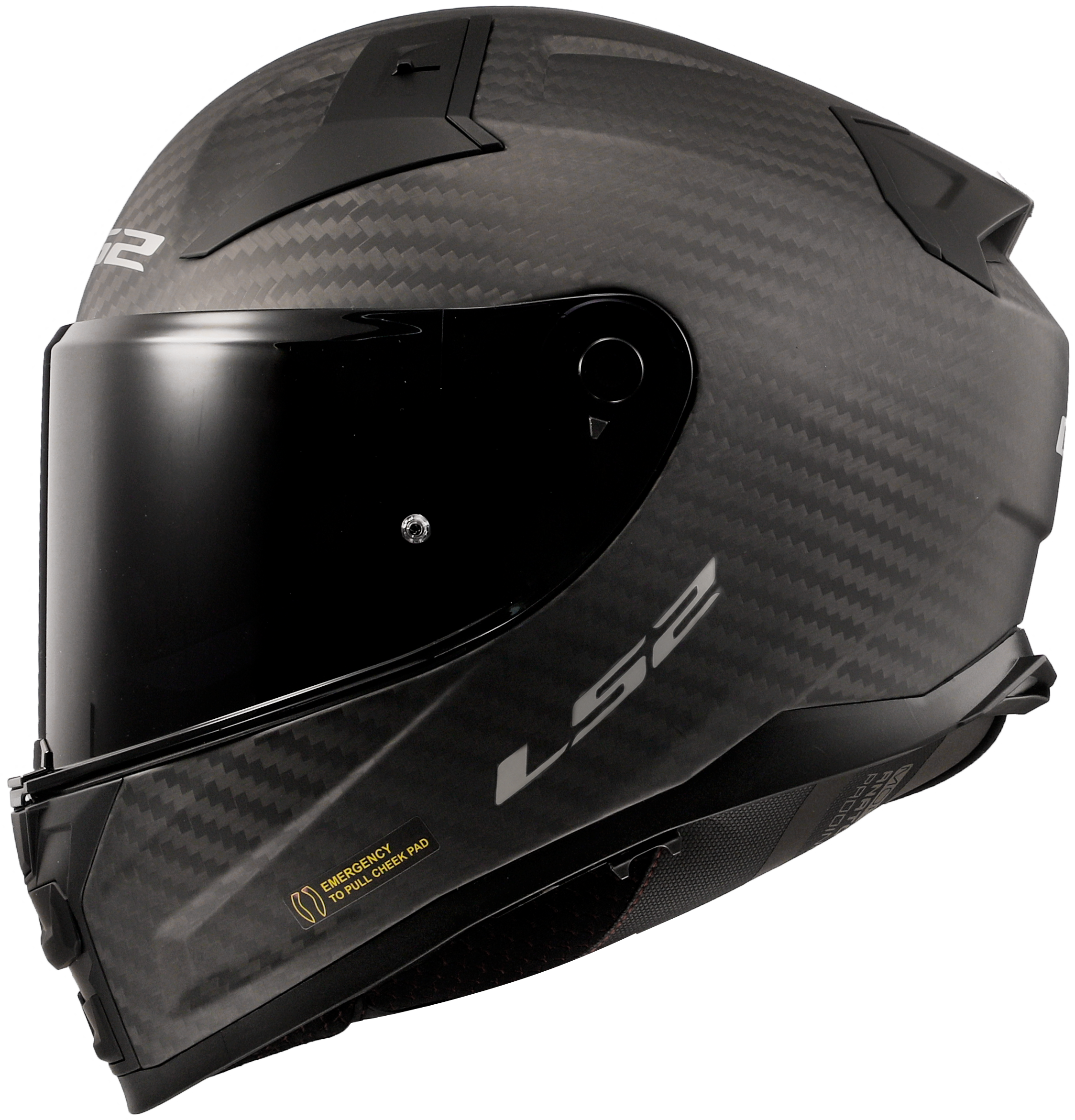 LS2 MC-Hjelm FF811 Vector 2 Matt Carbon 2XL 