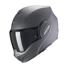 Scorpion EXO-TECH EVO Matt Anthracite Flip-Back Åpningshjelm fra Scorpion