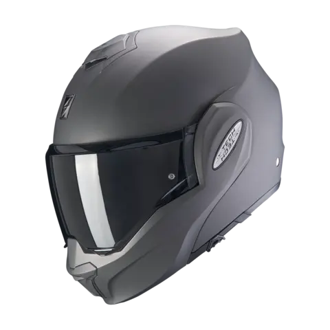 Scorpion EXO-TECH EVO Matt Anthracite Flip-Back Åpningshjelm fra Scorpion