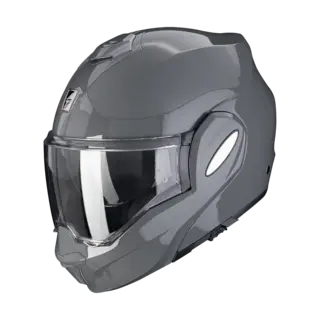 Scorpion EXO-TECH EVO Cement Grey Flip-Back Åpningshjelm fra Scorpion